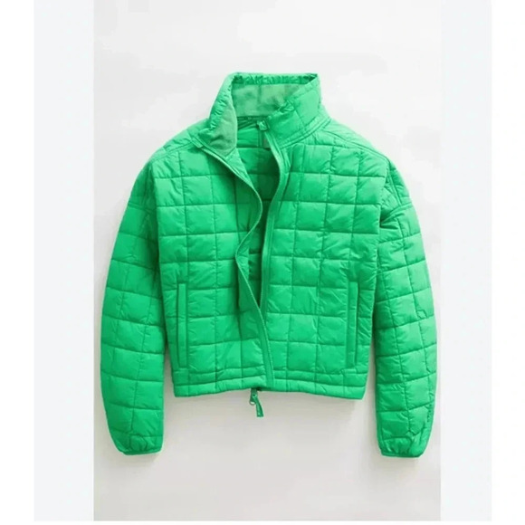 NWT Free People Poppy Packable Puffer Jacket Coat Quilted Lightweight in Green - Picture 2 of 7